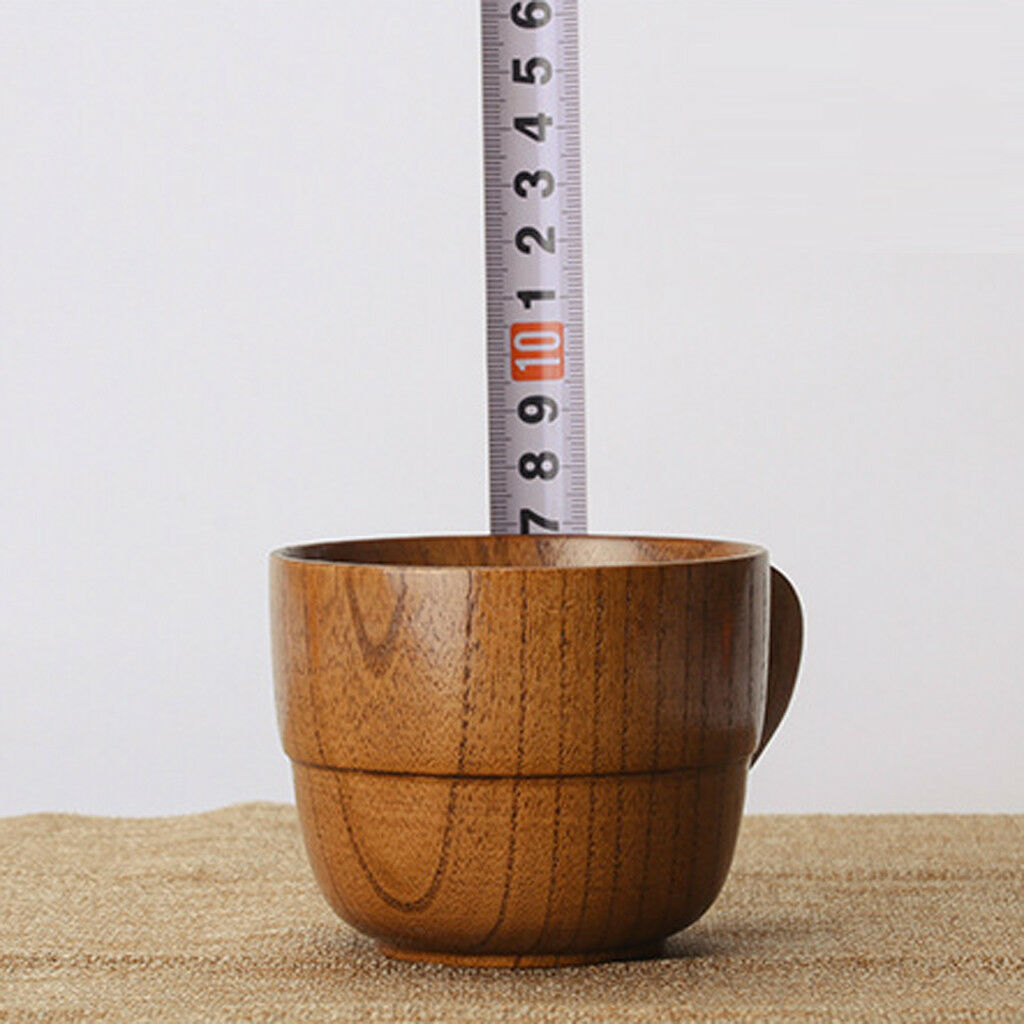Wood Mug Beer Cup Beer Tankard Handmade Tea Cup Handcrafted Mug 7cm Brown