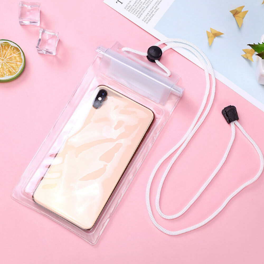 3Pcs Universal Clear Waterproof Mobile Phone Case Bag For Swimming Diving Sports