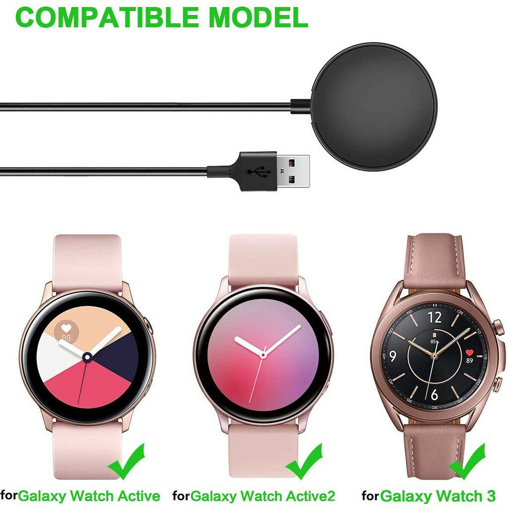 USB Wireless Charging Cable Dock for   Galaxy Watch 3 SM-R500 SM-R820