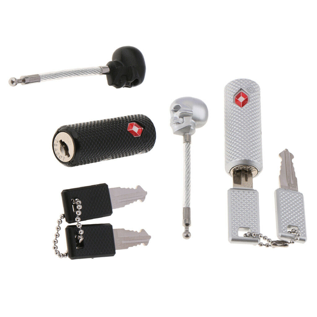 Pack of 2 TSA luggage locks Case lock with 4 keys to protect