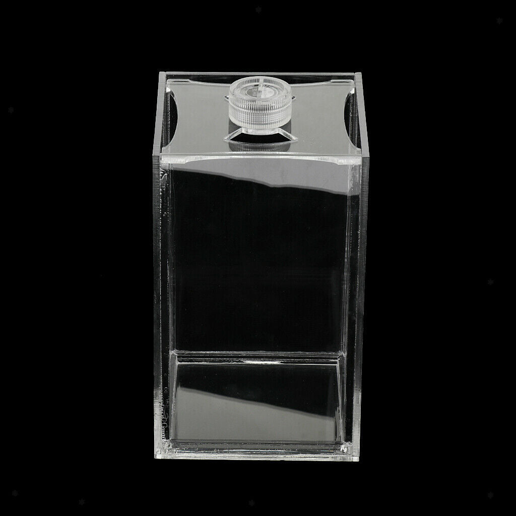 Acrylic Clear Aquarium Tropical Sea Aquatic Betta Fish Small Tank Led Light