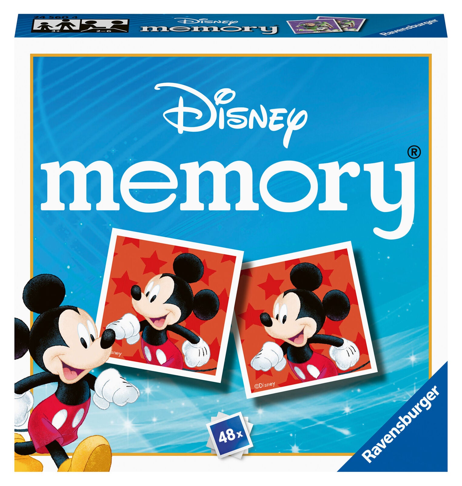 24560 Ravensburger Disney Classic Mini Memory Snap Pairs Card Game Children 3yr+