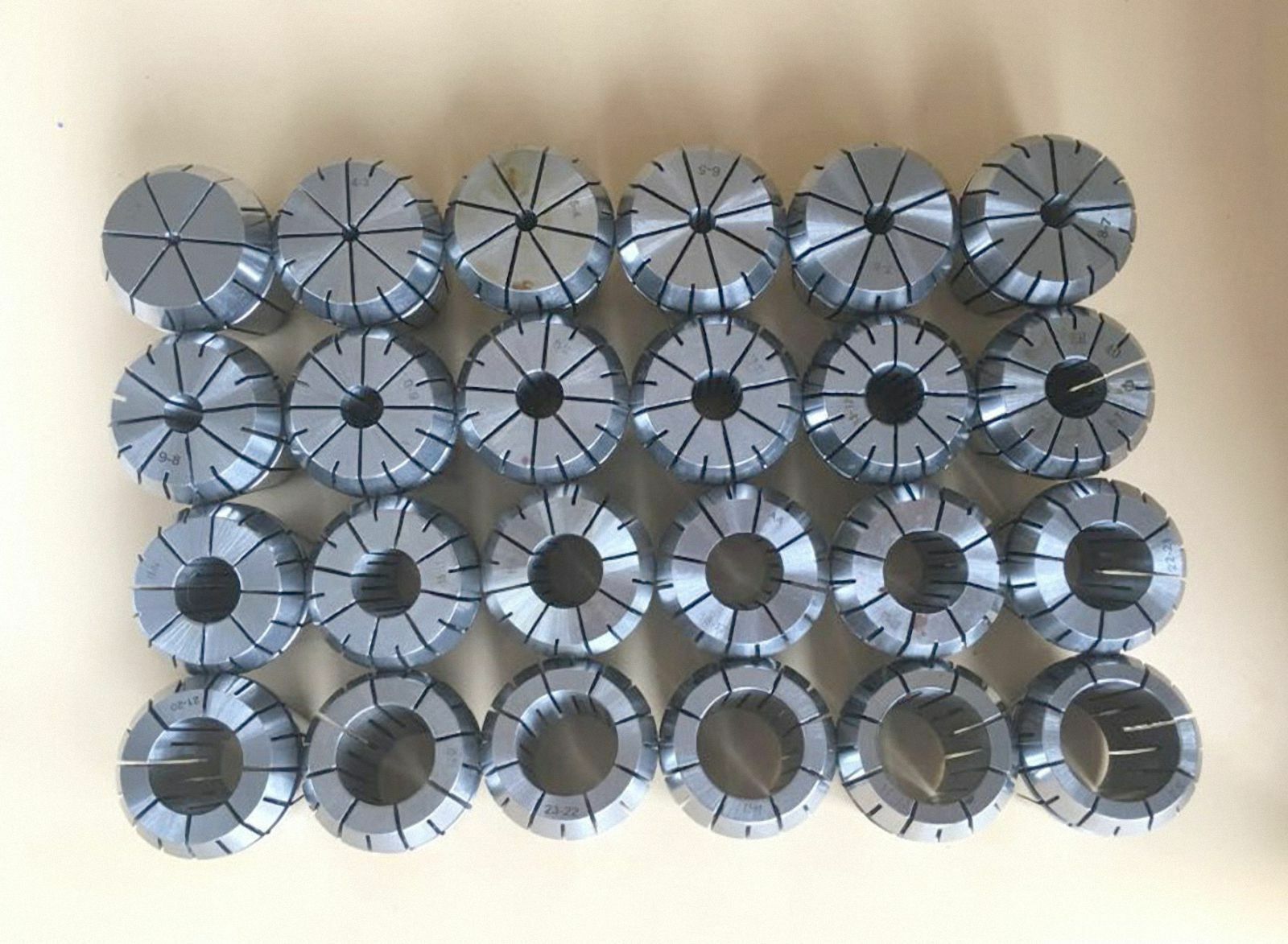 24pcs ER40 Spring Collet Set 3-26mm For CNC Milling Lathe Tool [M1]