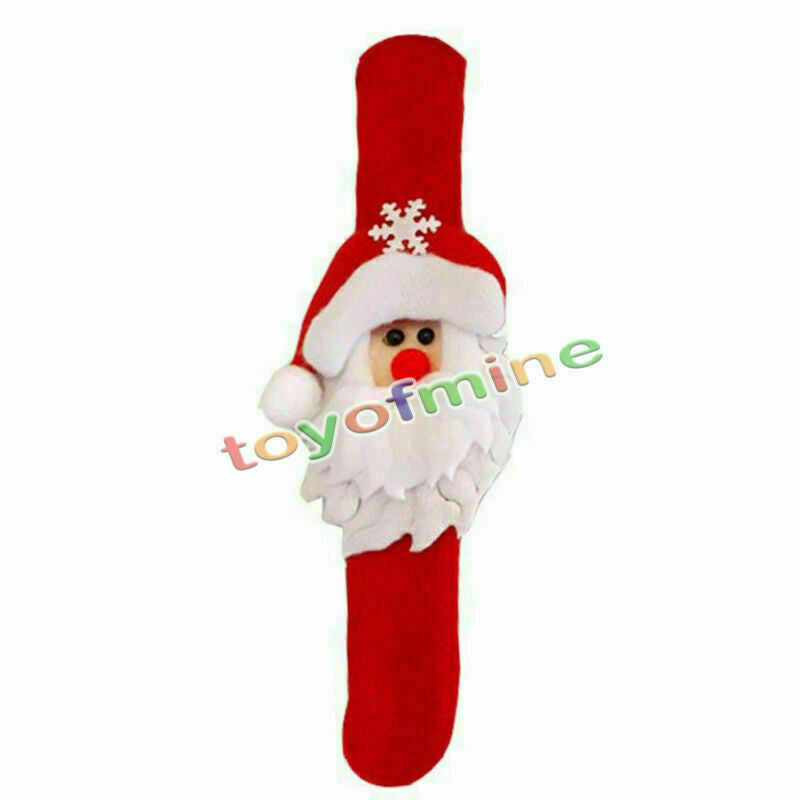 Santa Claus Deer Beer Slap Circle Bracelet Christmas Xmas Gift Decoration Random