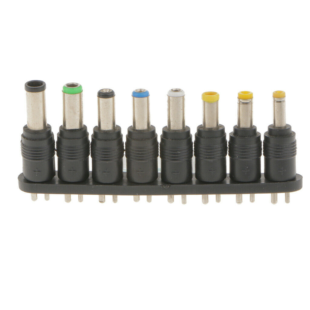 Universal power supply adapter 8 pieces AC DC plug tips for notebook laptop