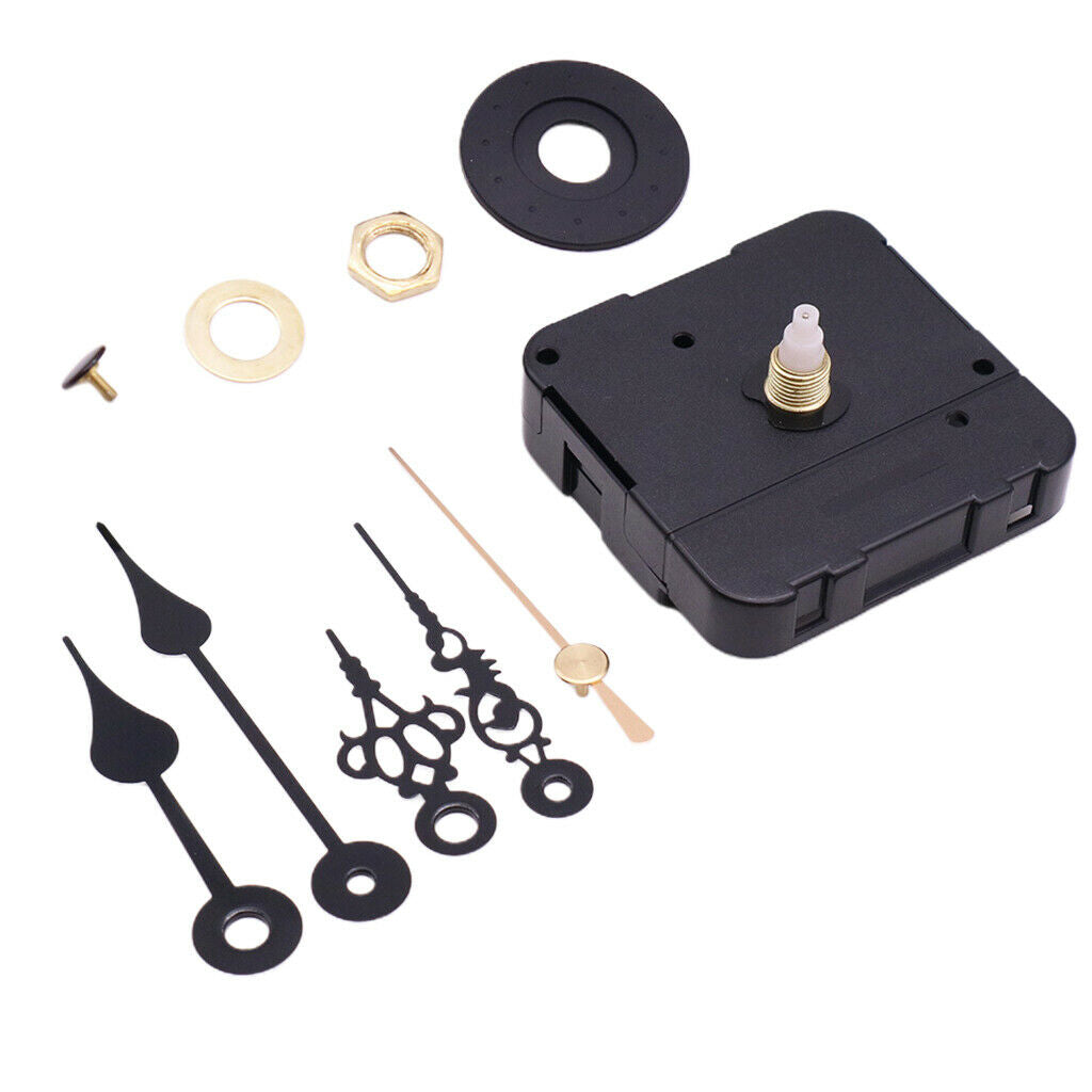 Sweep Quartz Wall Clock Movement DIY Repair Tool 15Inch Total Shaft Length