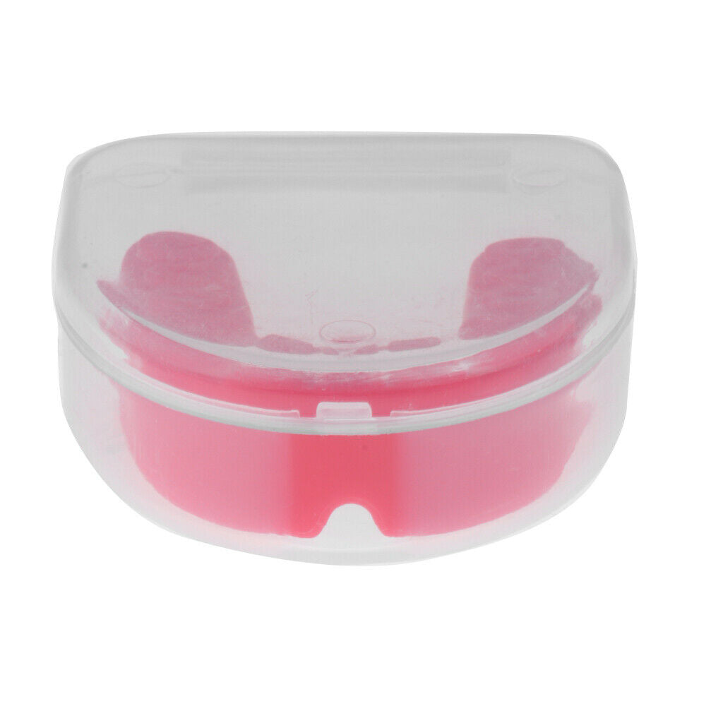 2x Boxing Gum Shield MMA Martial Arts Mouth Guard Teeth Protection Red & Blue