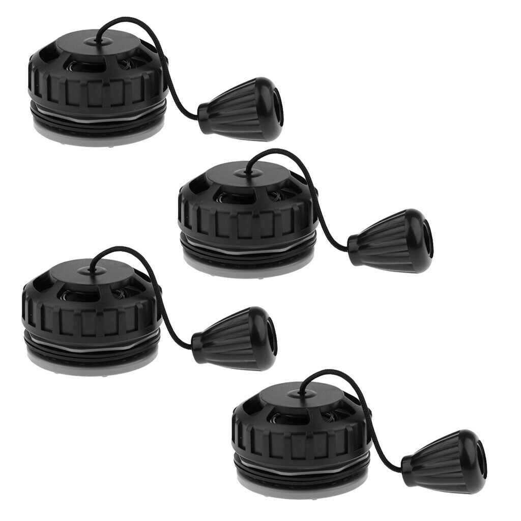 4 Pieces ABS Standard Dive Decompression Over Pressure Valve Dump Pump