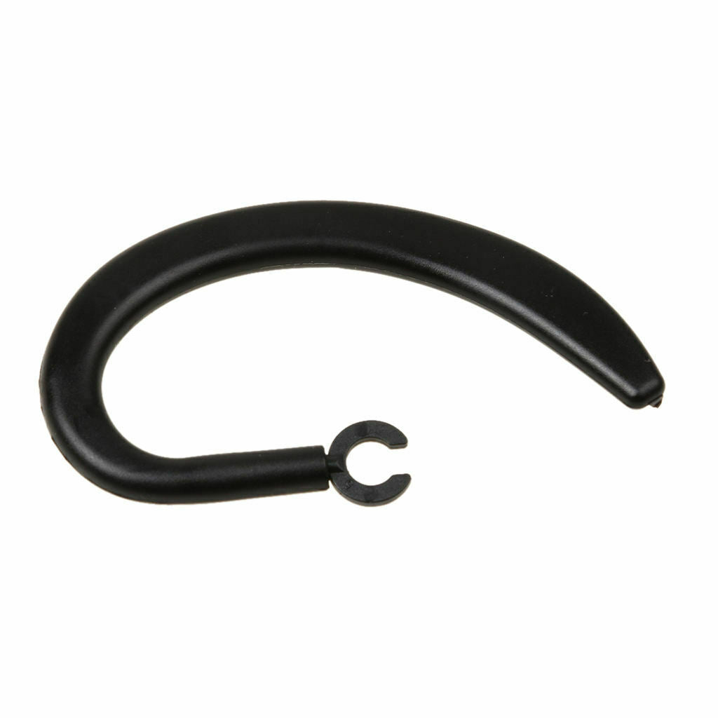 12x Replacement Spare Ear Hook Earloop For Bluetooth Headset Black