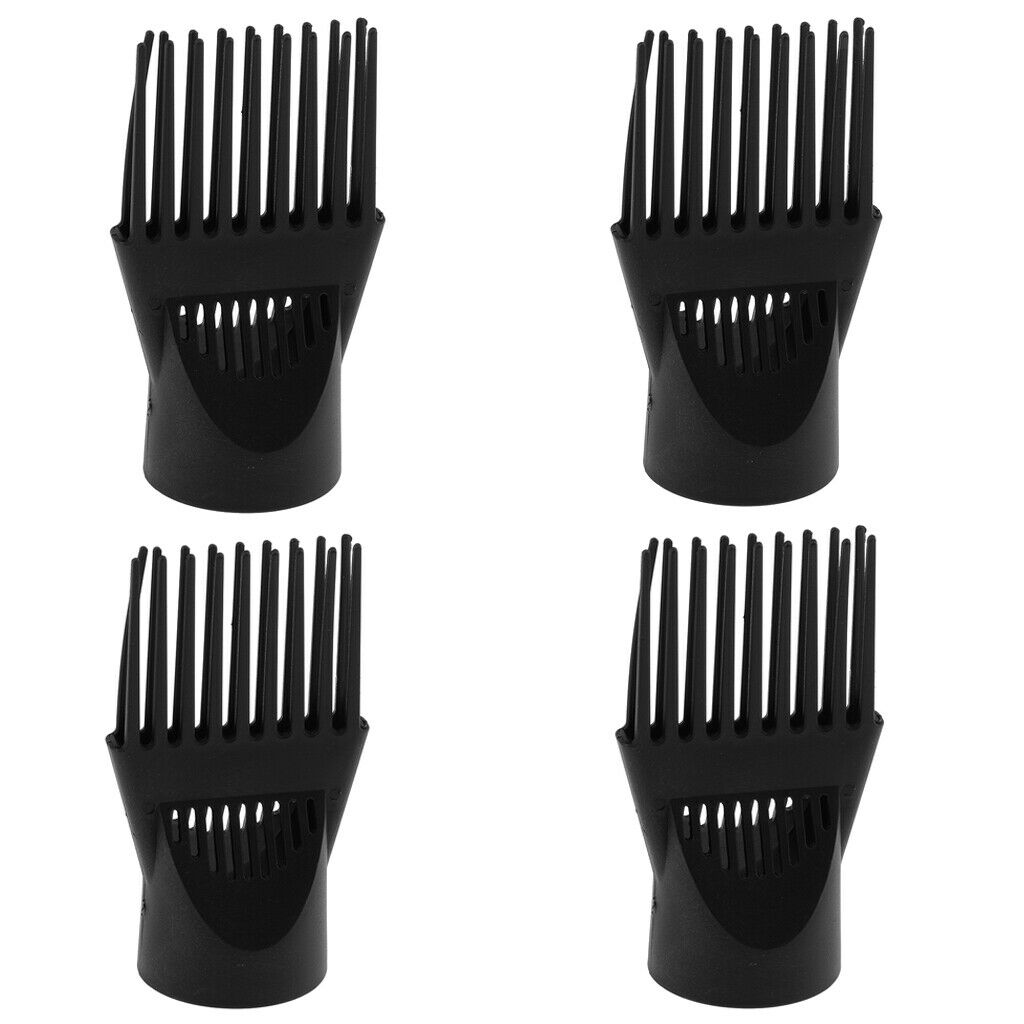 4Pcs Hair Styling Hairdressing Hair Dryer Diffuser Wind Blow Cover Comb