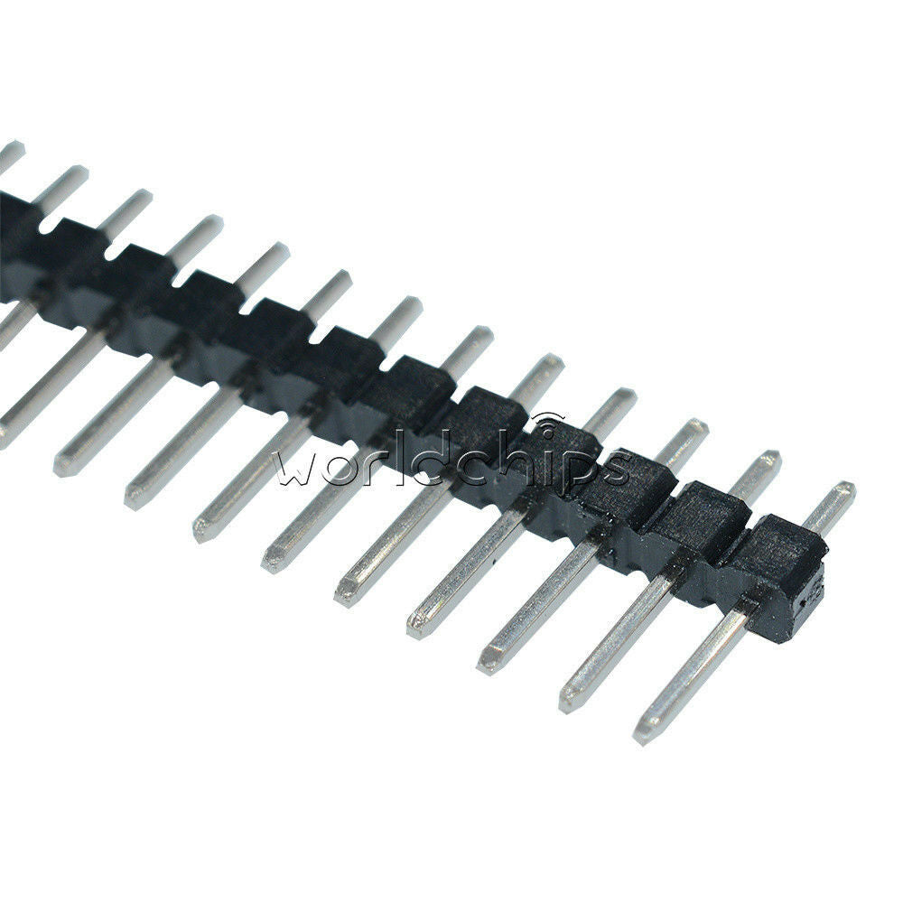 100Pcs 40Pin 2.54mm Single Row Straight Male Pin Header Strip For PBC Ardunio