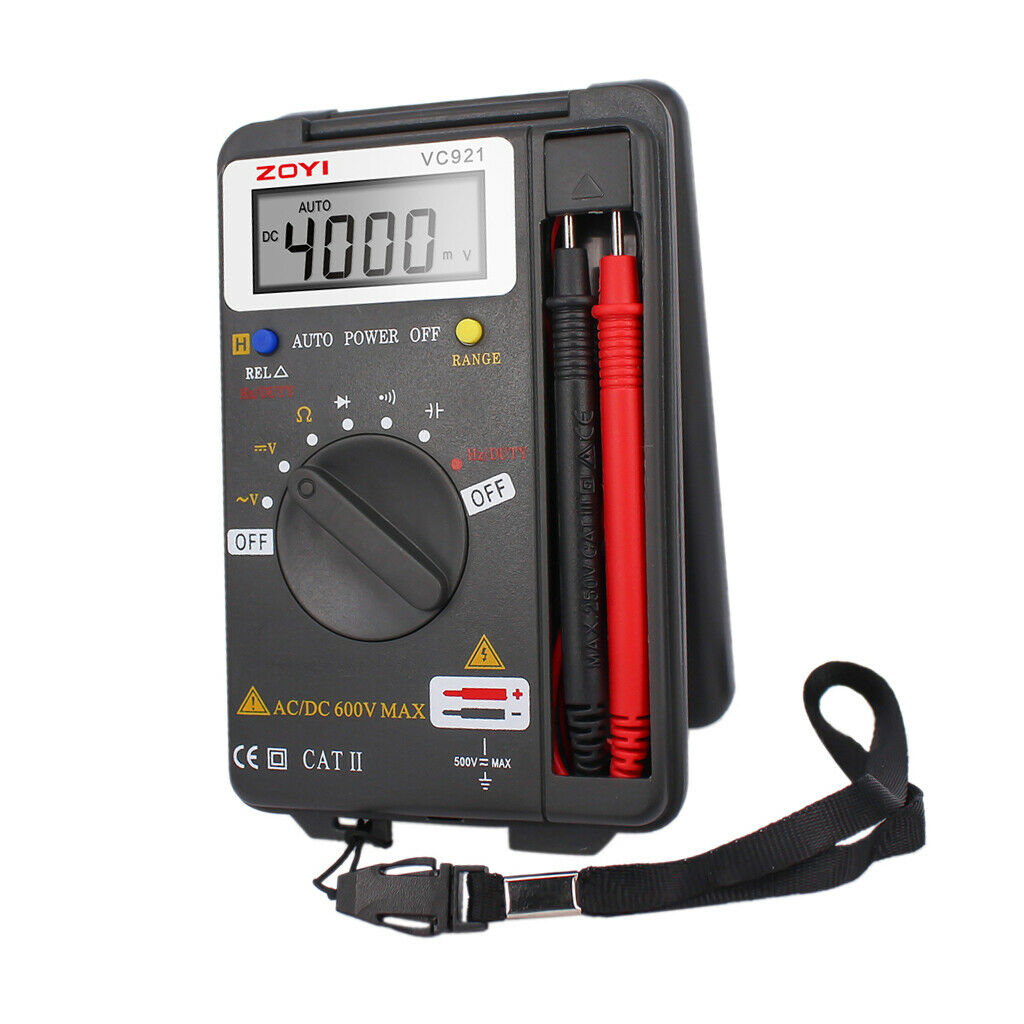 Digital Multimeters Capacitance Resistance Current Meter 4000 Counts Tester