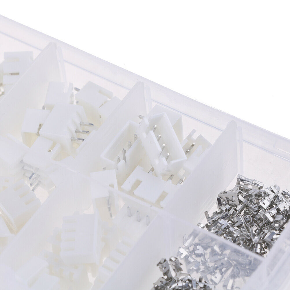 250pcs XH2.54 2p 3p 4p pin 2.54mm Pitch Terminal Kit with CasHFUK &.l8