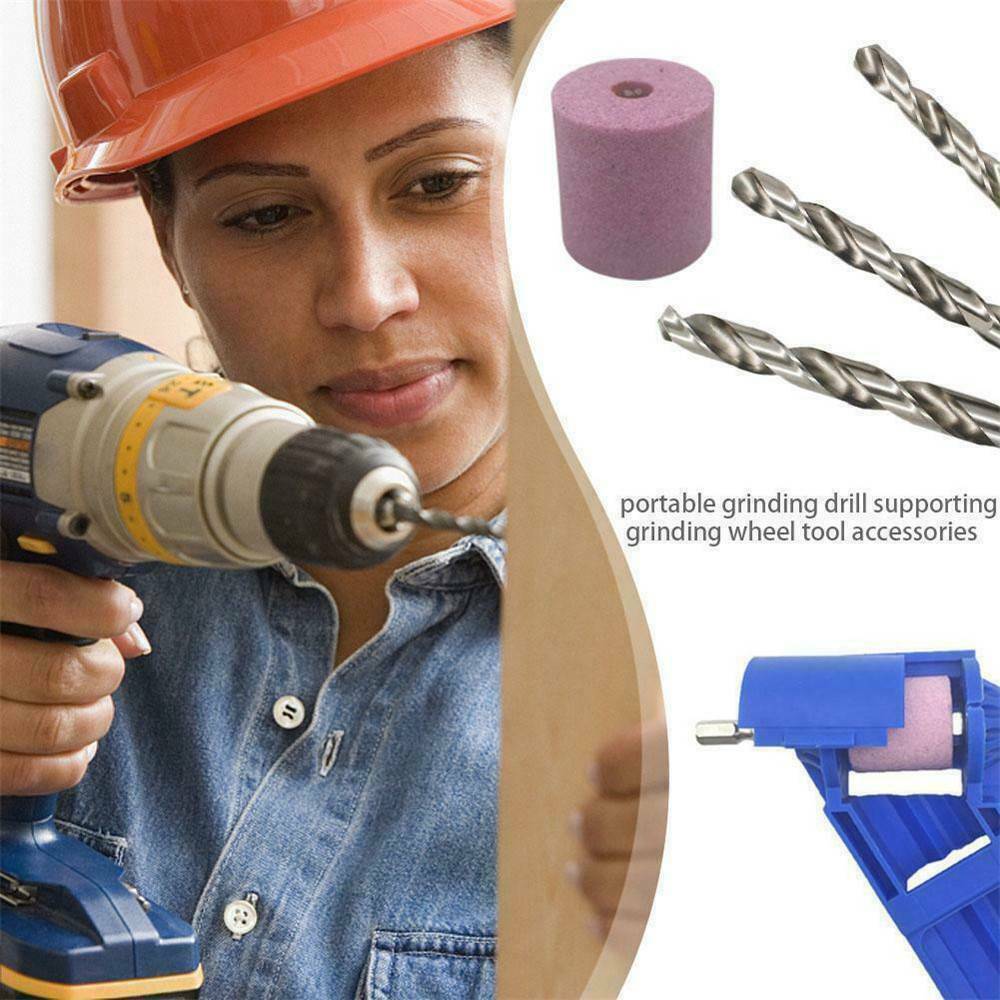 UK Portable Drill Bit Sharpening Diamond Corundum Grinding Wheel Power Sharpener