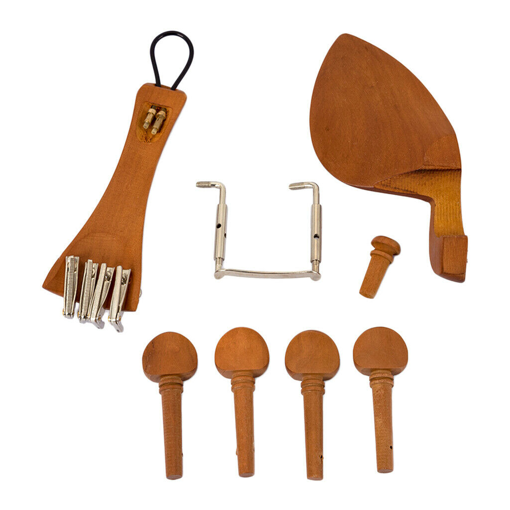 Jujube Violin DIY Chinrest Pins Unit Accessories Kit Exquisite Luthier Tools