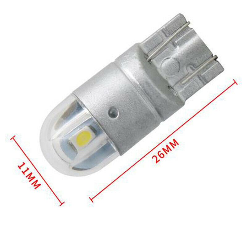10x Ice Blue T10 168 194 3030 2-SMD LED Bulb For Car License Plate Number.l8