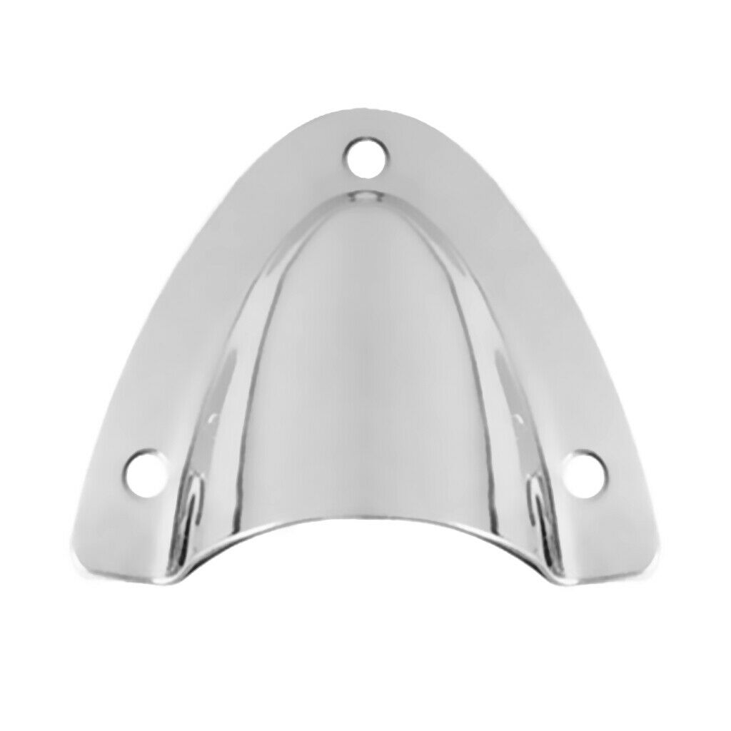 6pcs 316 Stainless Steel Large Clam Shell Vent Wire Cable Cover For Boat