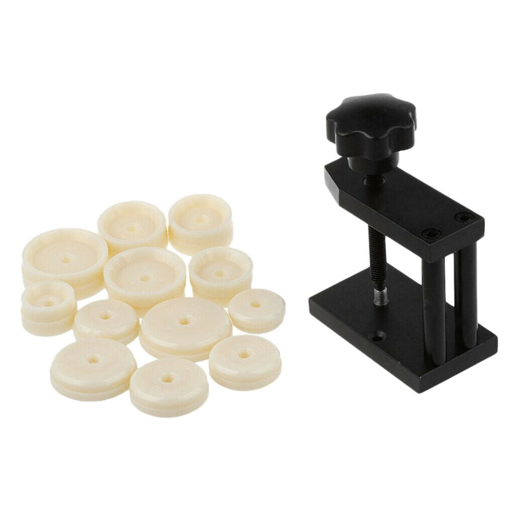 Watch Case Screw Presser Kits Repair Tools Front Back Cover Closer Dies