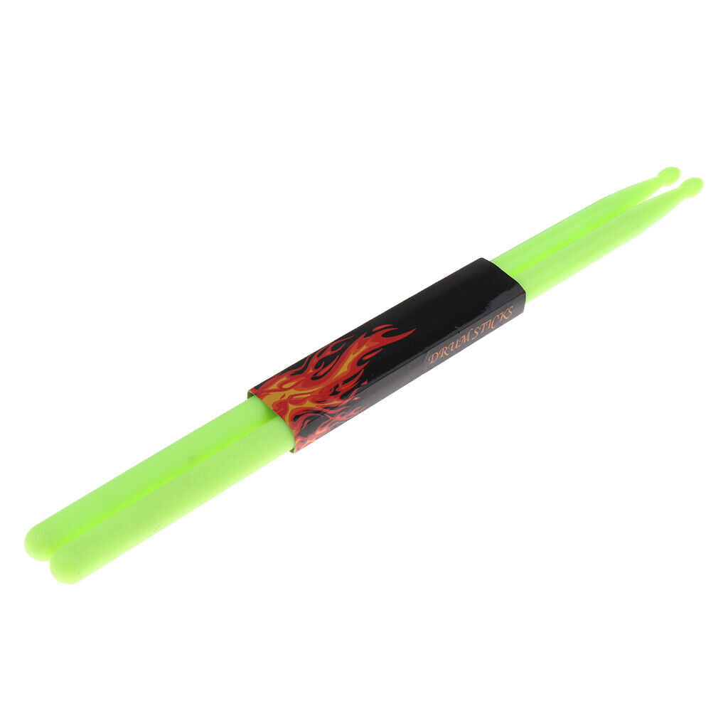 Durable 1 Pair Bass Drum Drumsticks Mallet Drum Set Parts Green