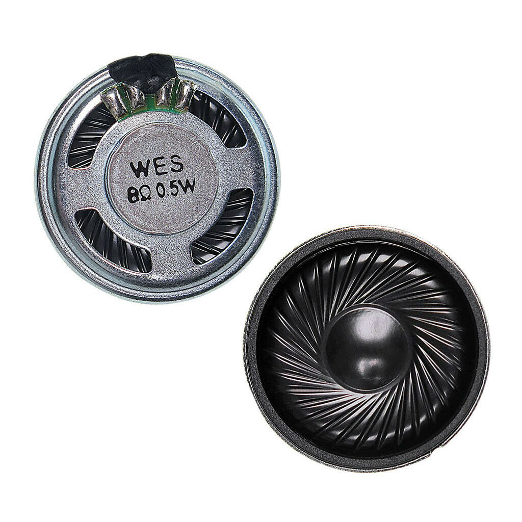 Black Round Internal Magnetic Speaker 30mm Loudspeaker Replacement Parts