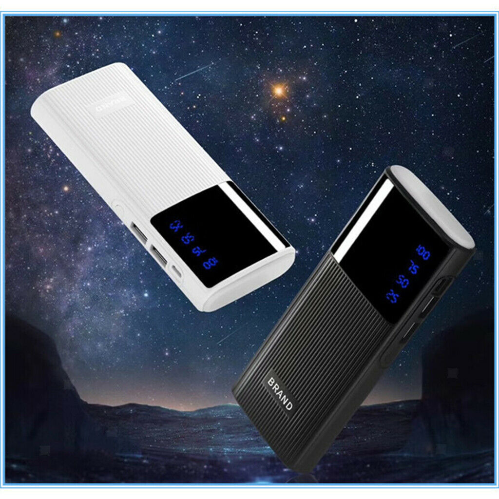 Portable Battery Power Bank Shell Case 5x18650 DIY Dual USB