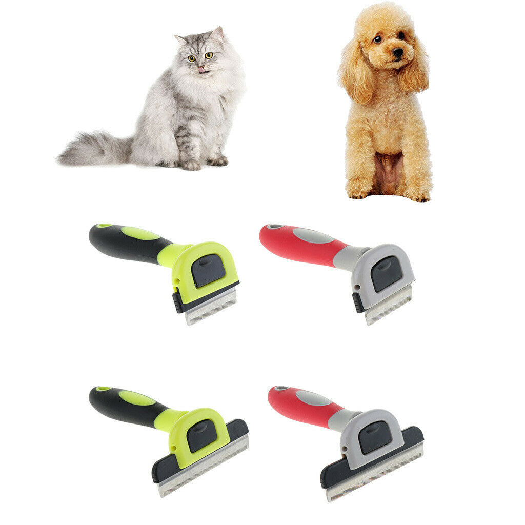 2Pcs Pet Dogs Hair Remover Pet Cat Grooming Brush For Long Fur Dog Puppy