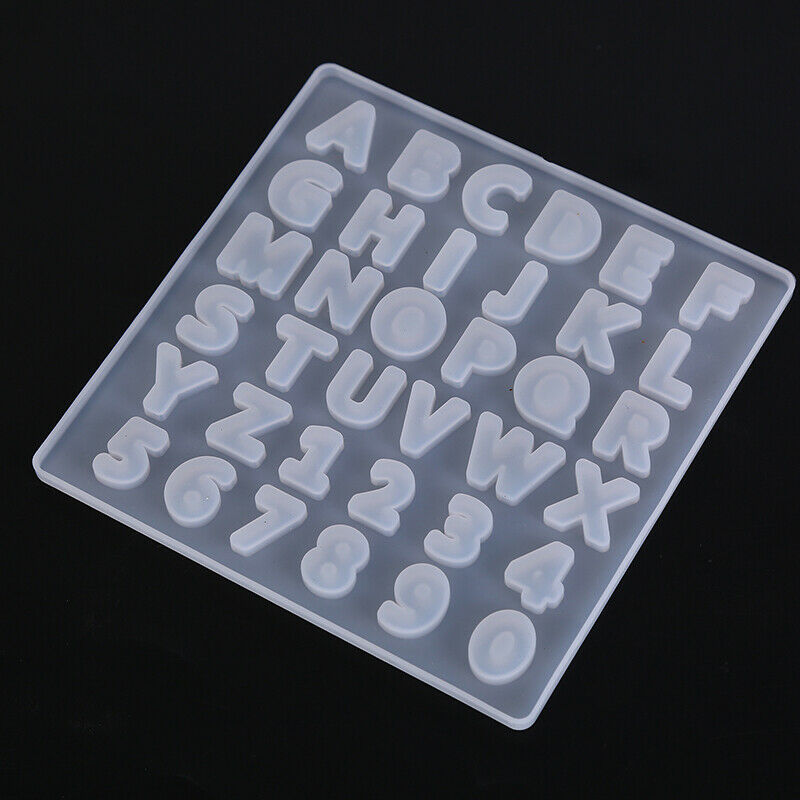 Alphabet Letter Number Decoration Craft Silicone Mold  DIY Jewelry Mak JYDFAU