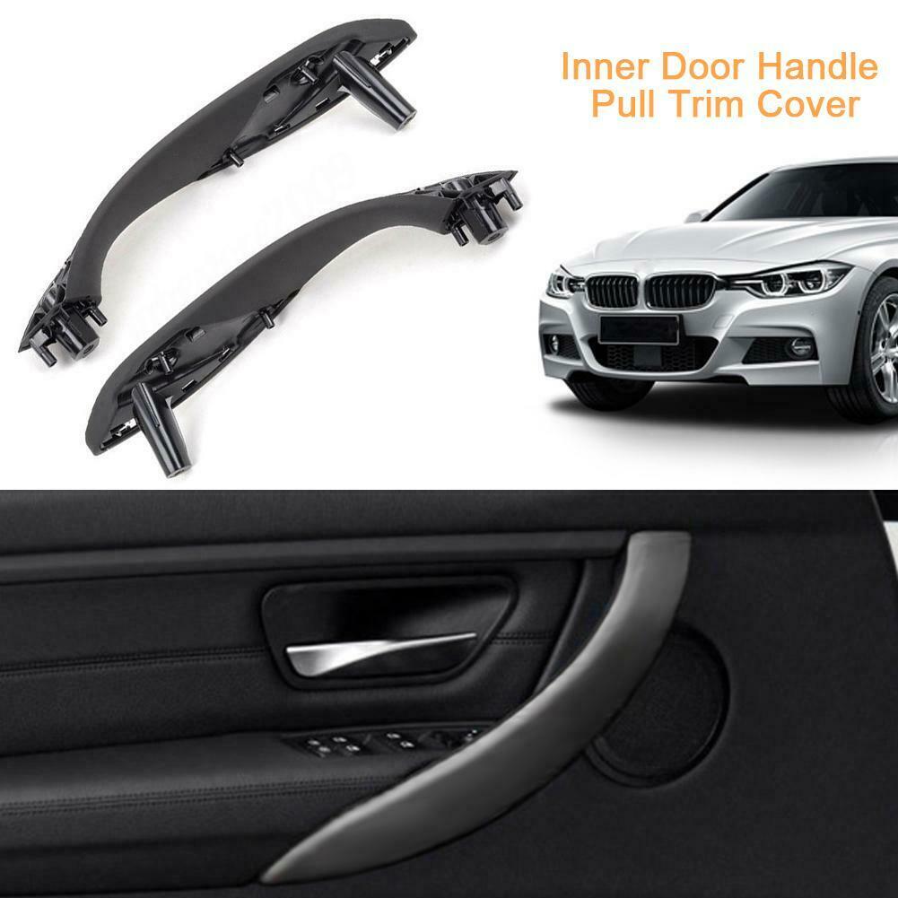 Inner Door Handle Pull Trim Cover Front Left+Right for BMW 3Series F30 F35 316