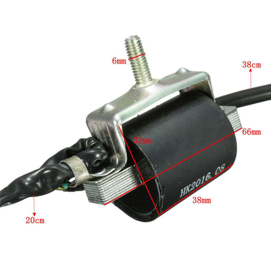 Black Ignition Coil CDI Unit Rectifier Regulator for 110cc-140cc Pit Dirt Bike