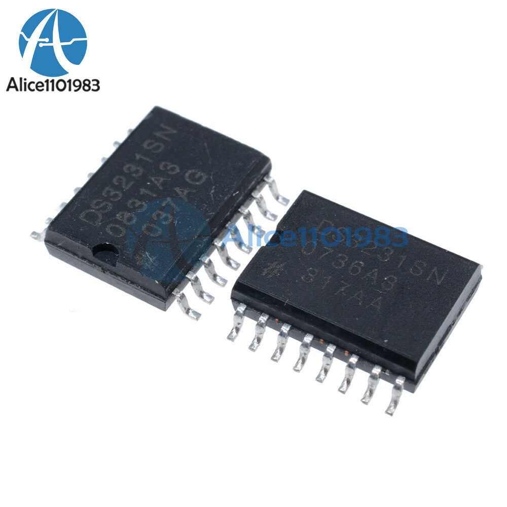 10Pcs DS3231SN 3231 IC RTC W/TCXO 16-SOIC NEW