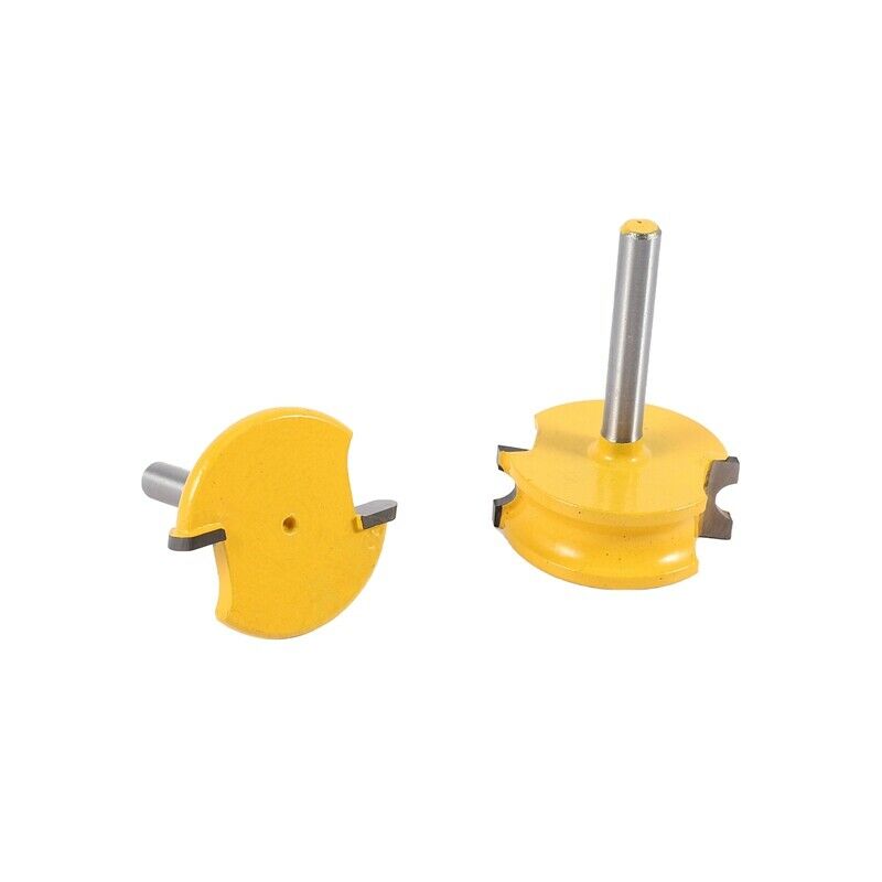 2 Pcs 8Mm Shank Canoe Flute And Bead Router Bit Set Woodworking Cemented CarbiA7