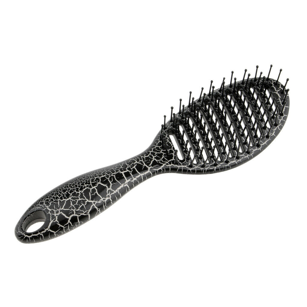 Salon Professional Hair Brush Anti-Static Hair Styling Scalp Massage Comb Black
