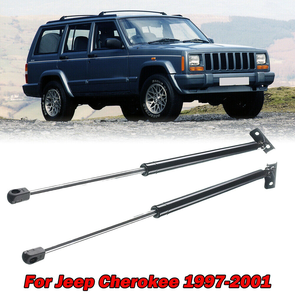 2Ã— Tailgate Lift Supports Shock Struts for Jeep Cherokee XJ 1997-2001 55076208AB