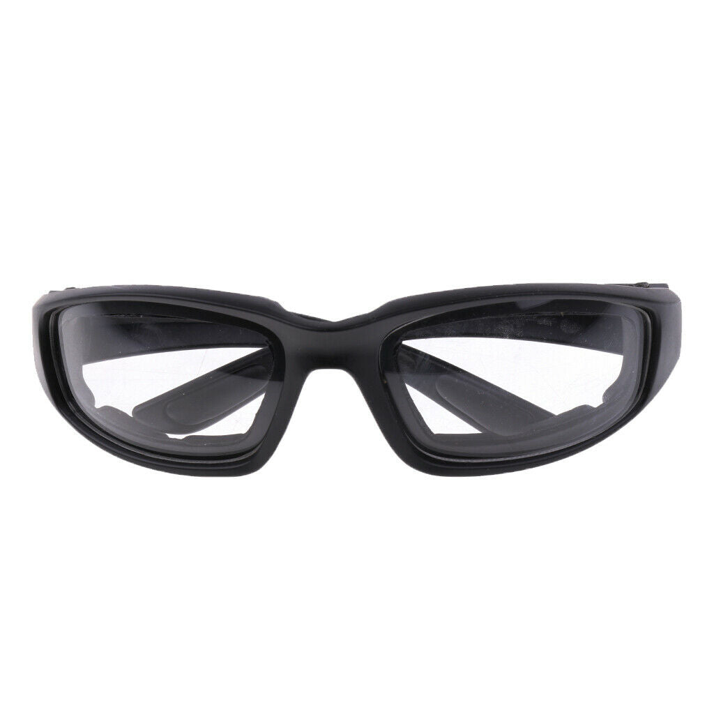 Motorcycle 3x Motorbike Riding Glasses Wind Resistant Padded Comfortable