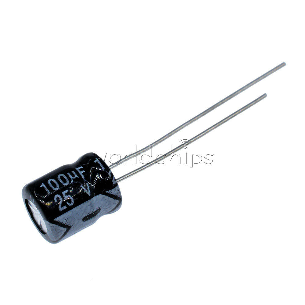 30PCS 25V 100uF 25V NCC SMG 6.3x11mm Aluminum Electrolytic Capacitor