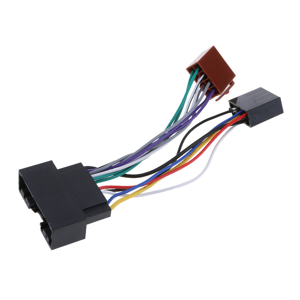 Car Radio Stereo Wiring Connections To ISO Connections Loom for Ford Fiesta