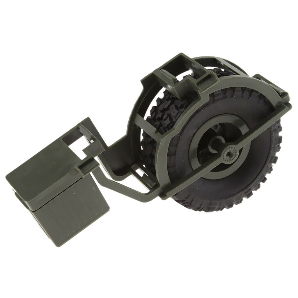 rc replacement tire w / tank for wpl 1/16 b36 b36 b36k b36kit military truck