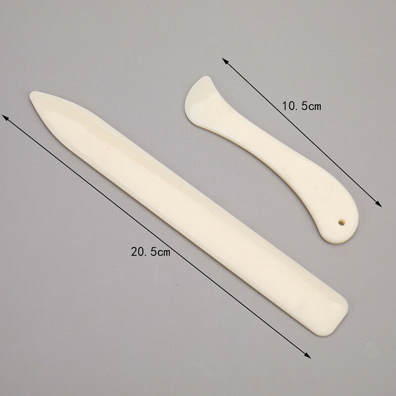 2pcs Folder Paper Creaser Tool Plastic Bone Scoring Folding Creasing DIYUSB GR