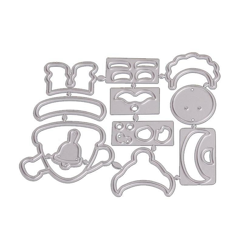 Christmas Santa Metal Cutting Dies Stencil DIY Scrapbooking Album Paper Template