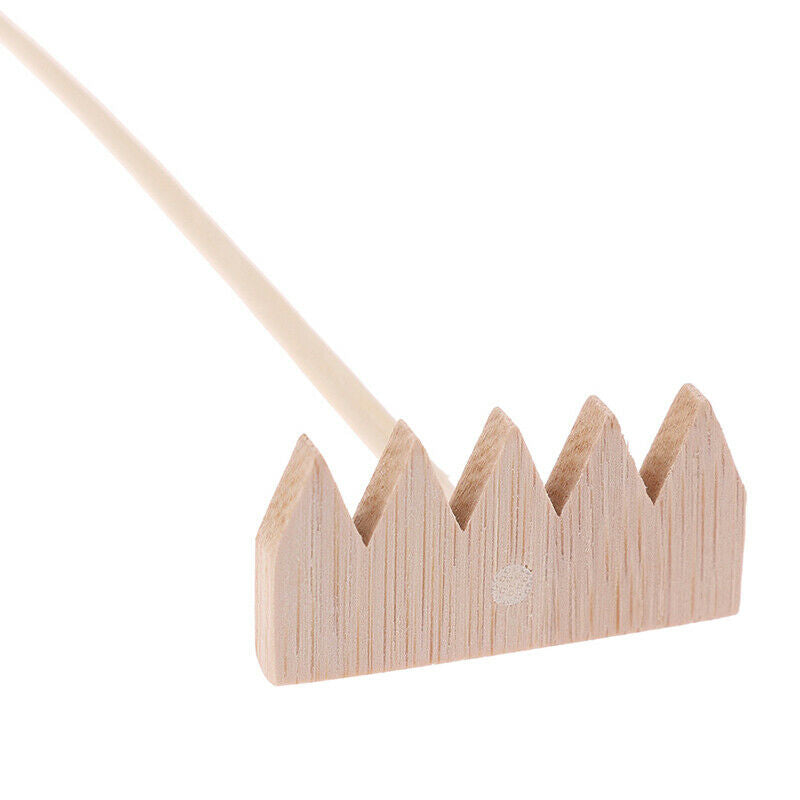 5Pcs Bamboo Zen Garden Rake Meditation Tools Home Decor Relaxation Handcr.l8