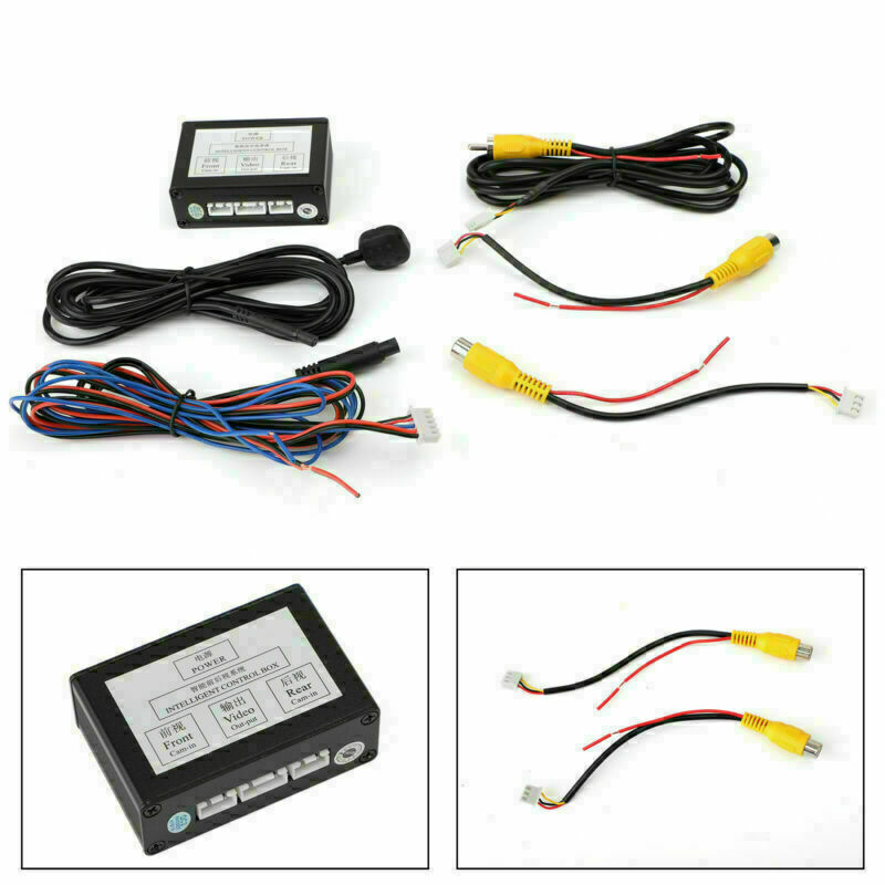 1PC Universal Car Front Rear Parking View Camera Switch 2 Channel Control Box CN