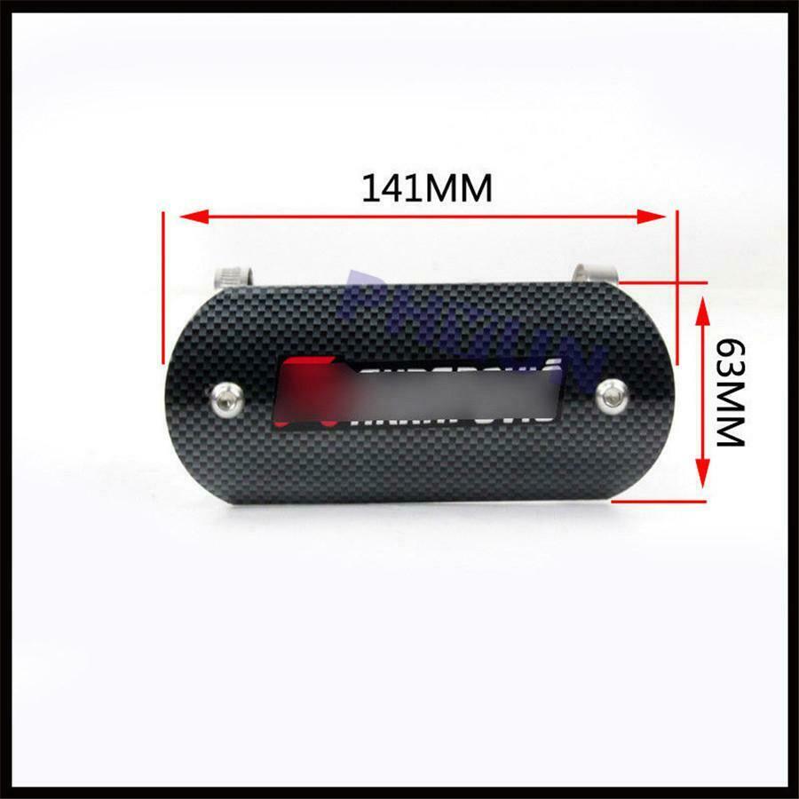 Motorcycle Exhaust Mid Pipe Heat Shield Stainless Steel Anti-scald Protect Shell