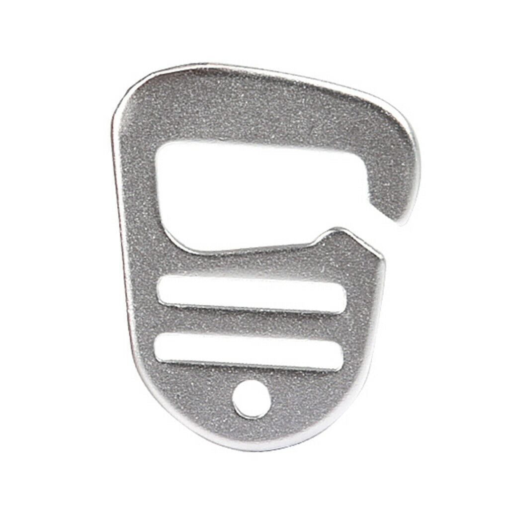 4pcs Aluminum Alloy G Strap Buckle Quick Tether Hooks