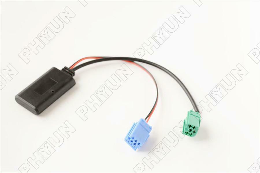 1Pcs Car AUX Input Wireless Bluetooth Audio Cable Adapter for Renault 2005-2011
