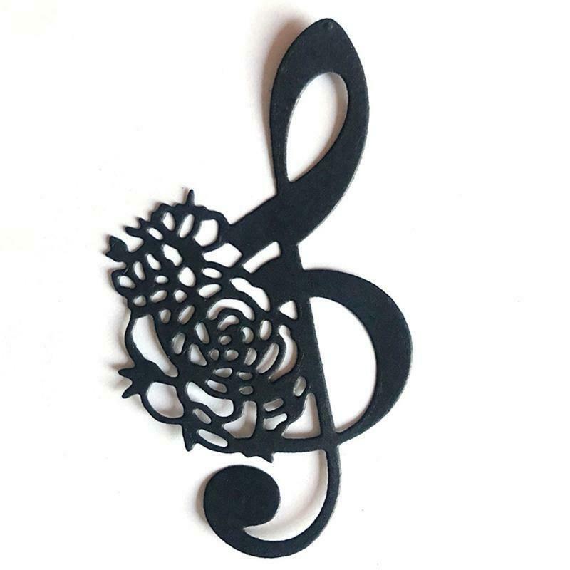 Music Note Flower Metal Cutting Dies Stencil DIY Scrapbooking Album Paper Card