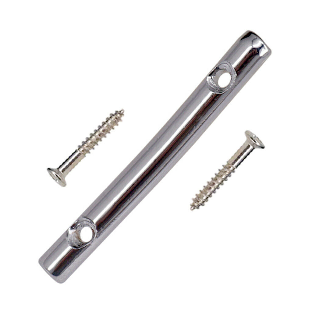 Pack of 2 Guitar String Retainer Bar Tension Bar with 2pcs Metal Strap Locks
