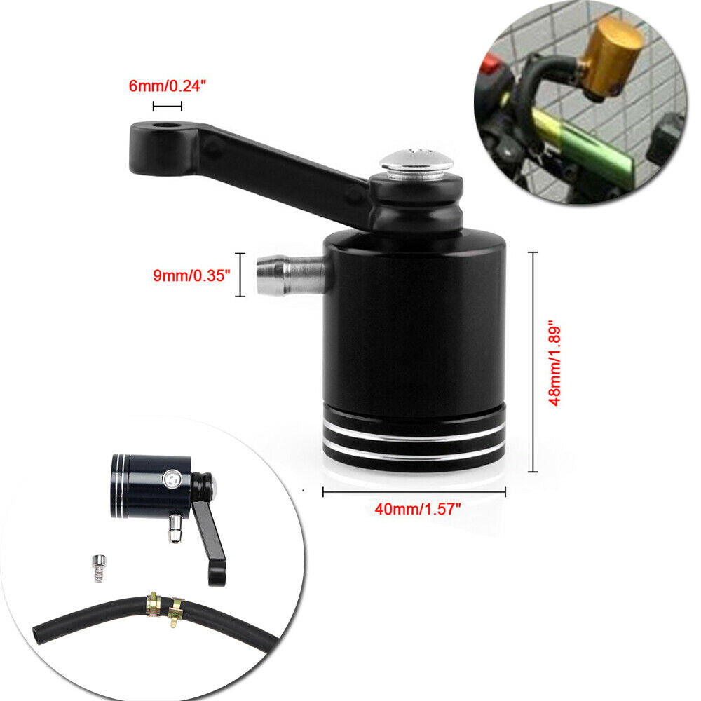 Aluminum Motorcycle Front Brake Clutch Cylinder Fluid Oil Reservoir Cup Handy