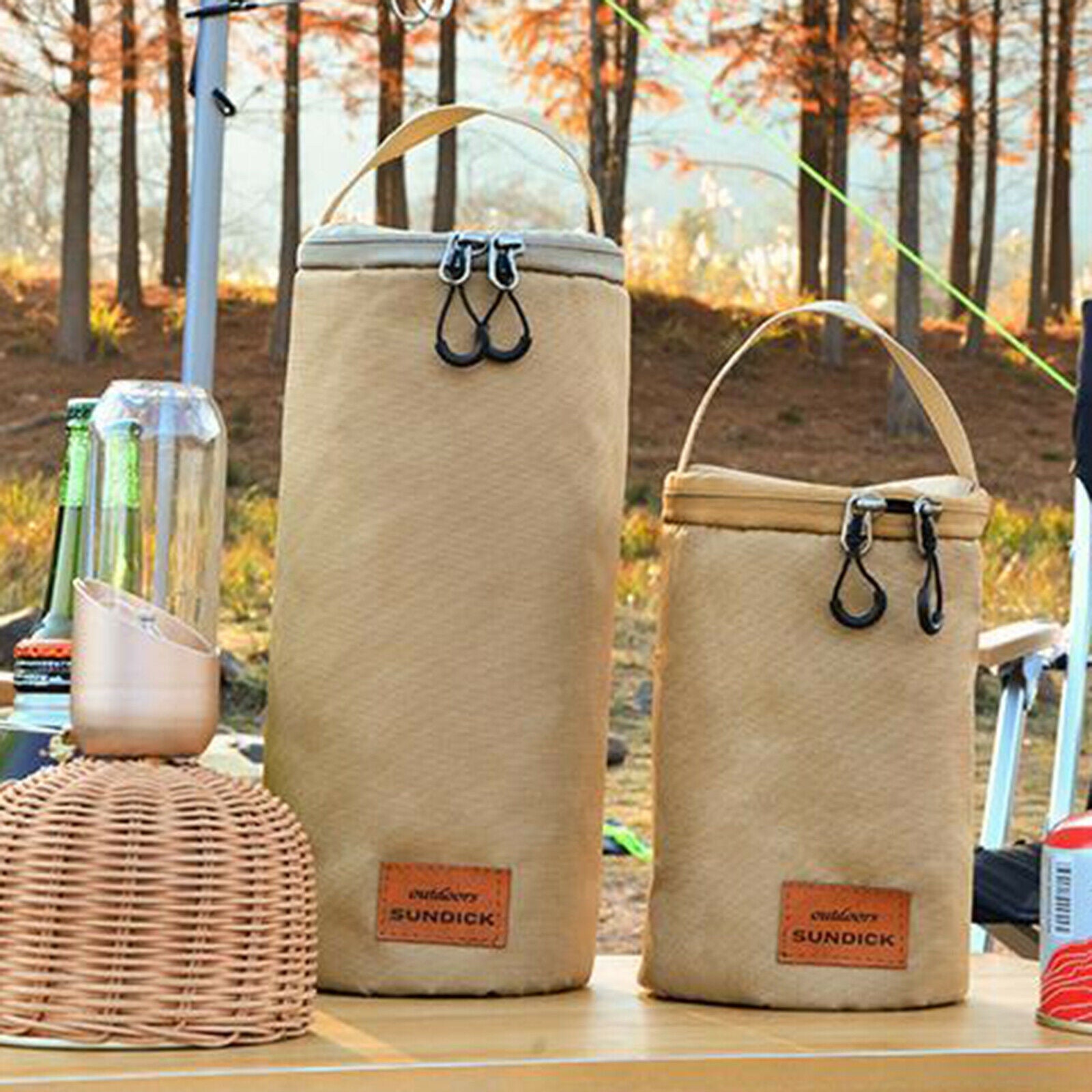 Gas Cylinder Protect Bag Gas Bottle Pouch 16x32cm Covers Guard Handbag