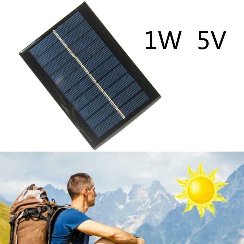 1W 5V Multipurpose Solar Panel Home Lighting System Electric Fan Charger