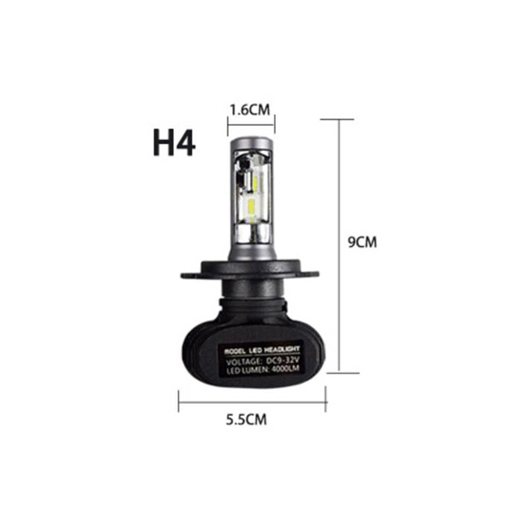 H4 9003 hb2 led headlight kit light lamp bulb high low beam 50w 8000lm YUZ2 LS